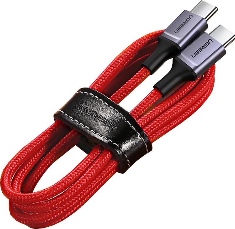 US294 - USB-C 2.0 / USB-C 2.0 3A kabel by UGREEN in Red – product photo
