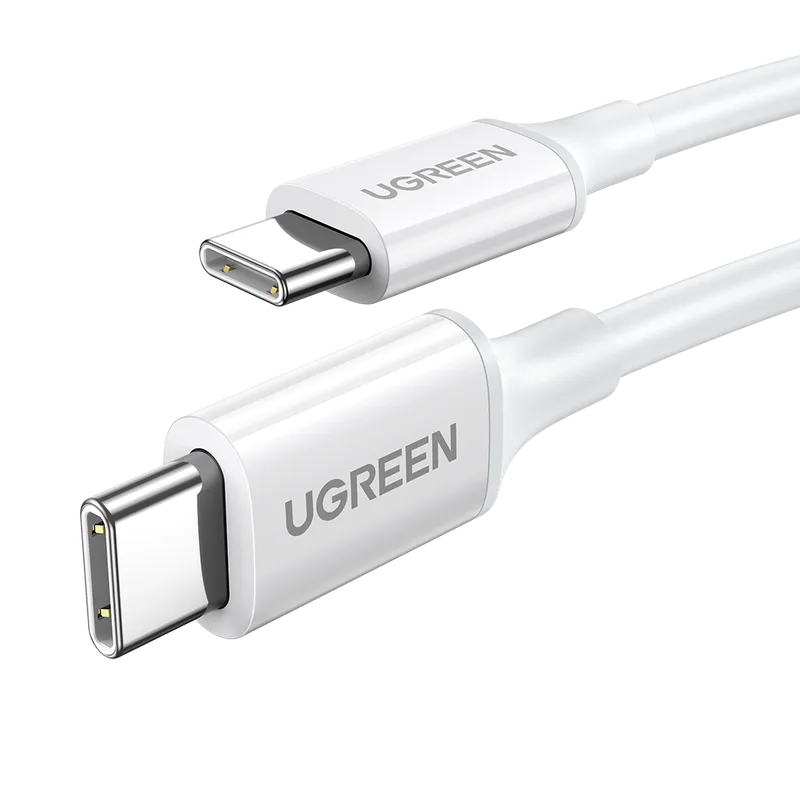 USB 2.0 Type-C M-M datakabel wit 1 m compatibel met iPhone17/16/15 en andere telefoons de UGREEN – photo produit