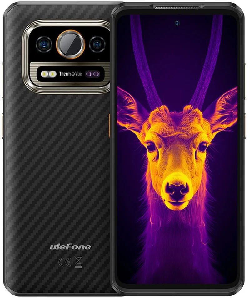 Armor 25t Pro Robuuste Smartphone, 8gb/256gb 6.7´´ Zwart de Ulefone en Frost Black – photo produit
