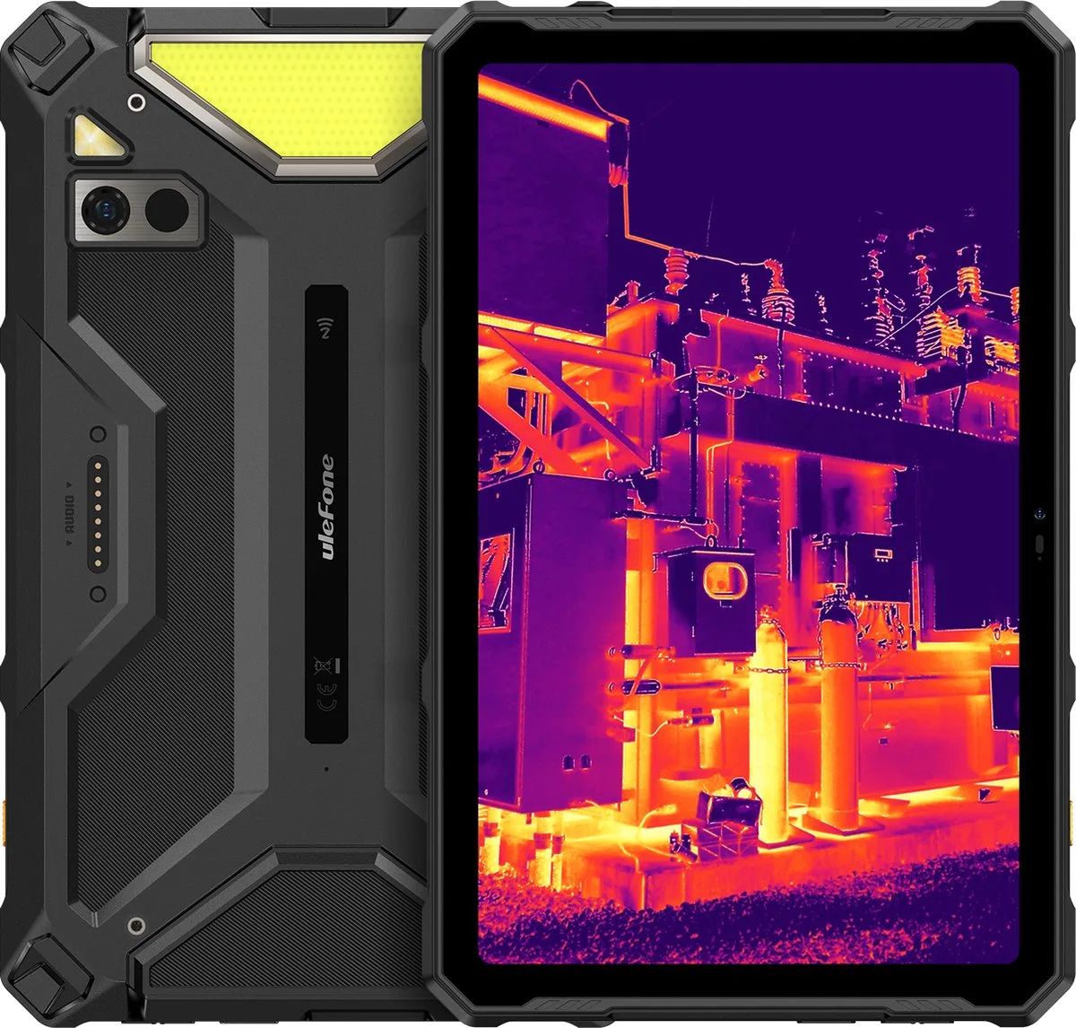 Armor Pad 4 Ultra Thermal WiFi+5G 8GB/256GB de Ulefone en Noir – photo produit