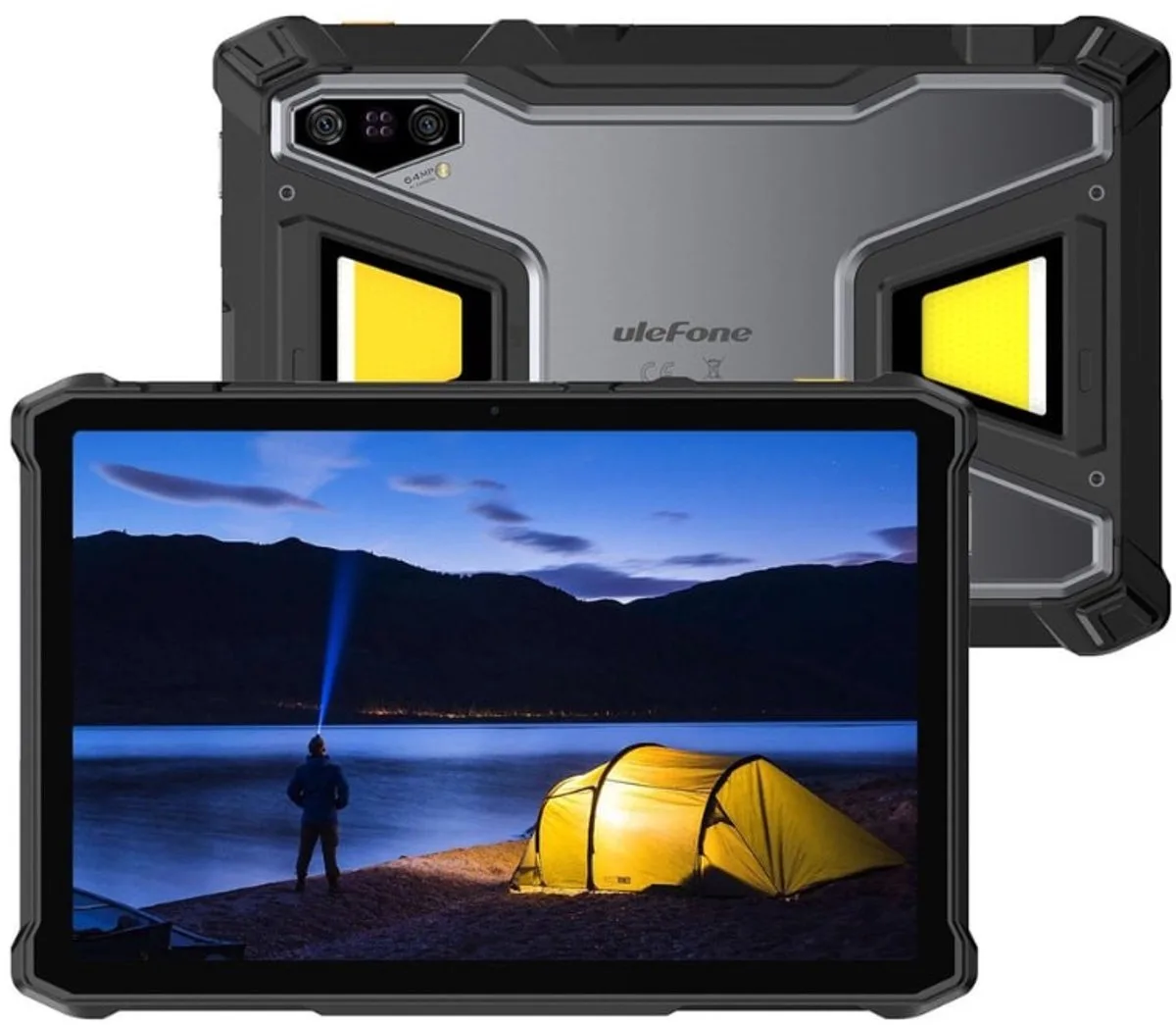 Armor Pad 5 Pro WiFi+5G 12GB/512GB Black de Ulefone en Noir – photo produit