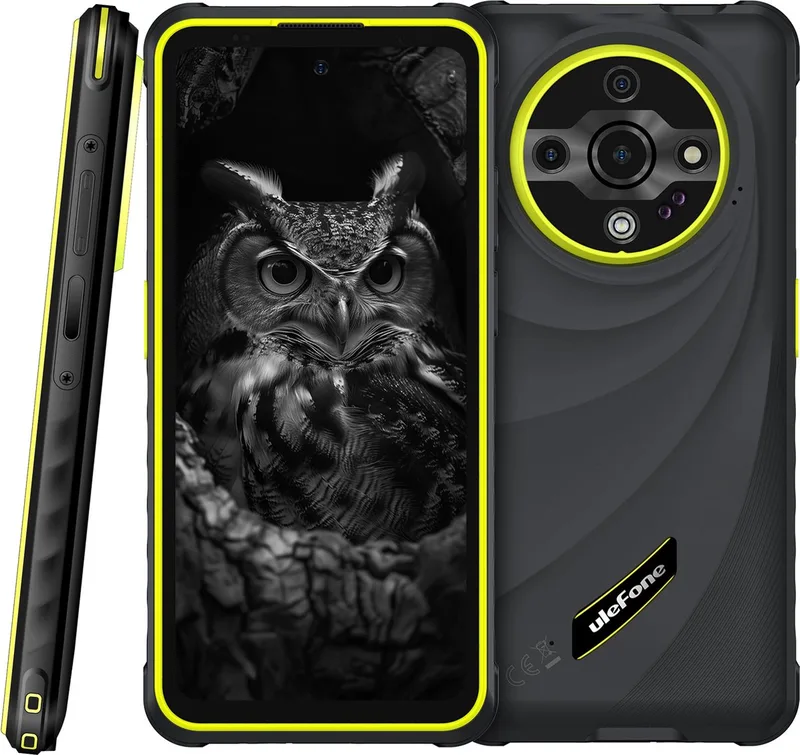 Armor X31 Pro Robuuste Smartphone, 5G 8GB/256GB Lightsome Green by Ulefone in Zwart met groen – product photo