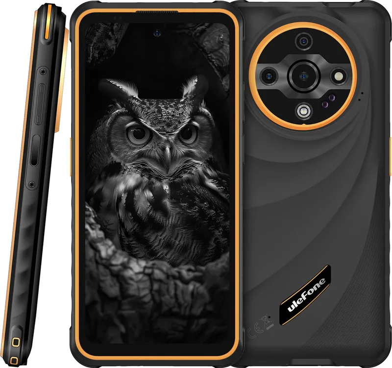 Armor X31 Pro Robuuste Smartphone, 5G 8GB/256GB, Orange från Ulefone i Svart, Orange – produktbild