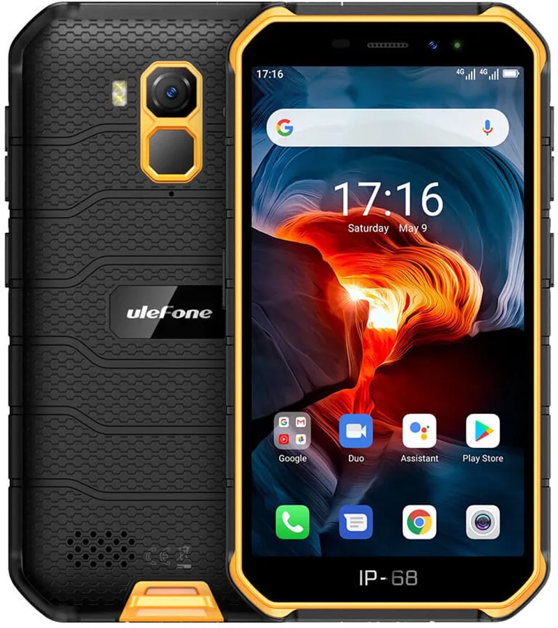 Armor X7 Pro 12,7 cm (5") 4 GB 32 GB Dual SIM 4G Micro-USB Android 10.0 4000 mAh van Ulefone in Oranje – productfoto