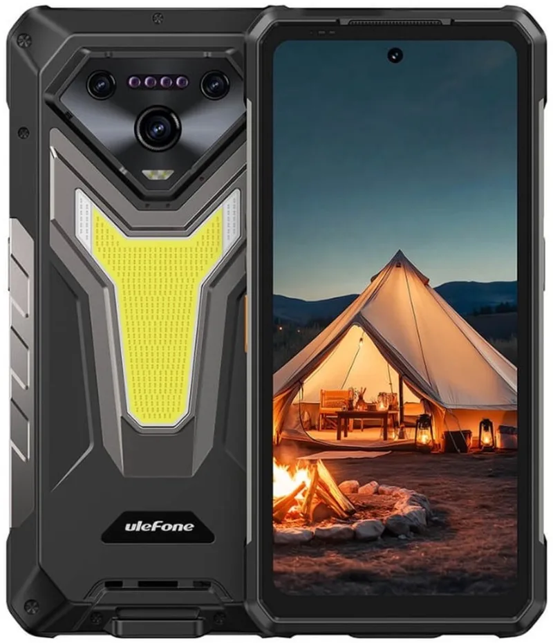 Smartphone Ulefone ARMOR 34 PLUS, 16 GB RAM 512 GB Zwart von Ulefone in Schwarz – Produktfoto