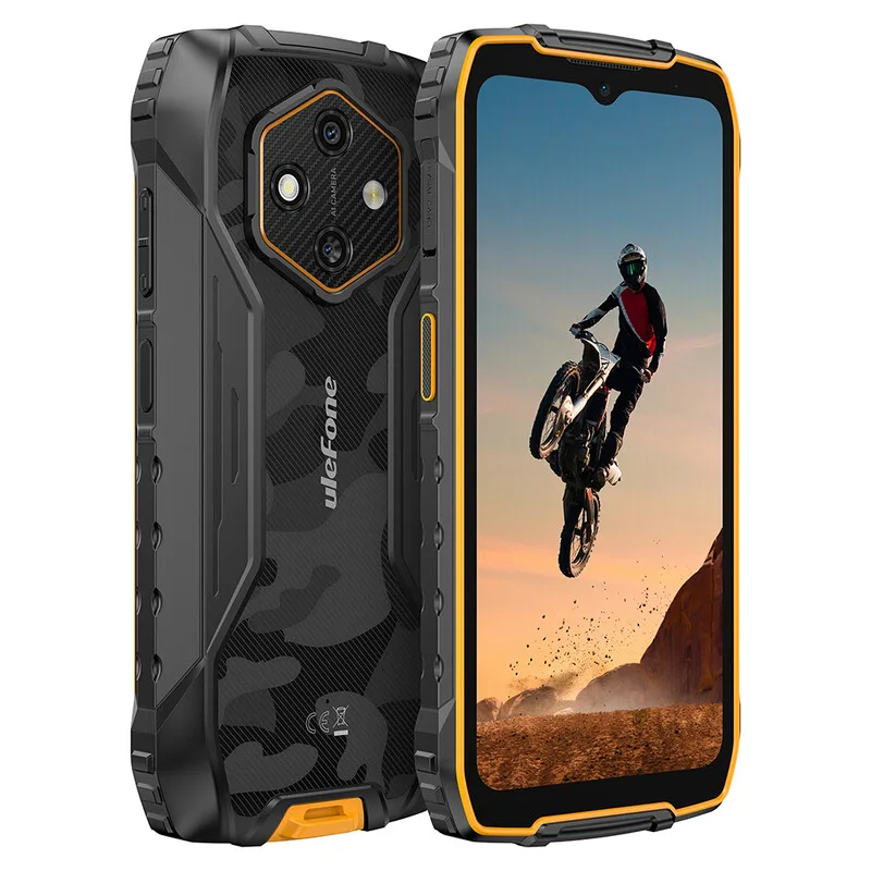 Ulephone Rugking 4 Pro (8+256) Oranje Robuuste Smartphone, 10200 mAh Batterij, Android 15, NFC/4 G Dual SIM by Ulefone – product photo