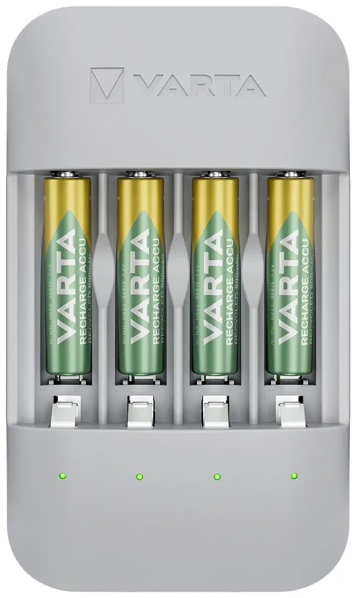 Eco Charger Pro Oplader til runde celler NiMH R03 (AAA), R6 (AA) fra Varta – produktbillede