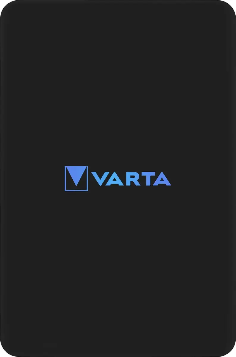 Varta 57903 Powerbank 5000 mAh MagSafe, Qi Wireless Charging LiPo Statusindikering från Varta i Svart – produktbild