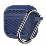 AirPods 3 hoesje - TPU - Shock series - Blauw van Watchbandjes-shop – productfoto
