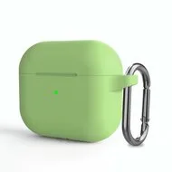 AirPods 3 hoesje - TPU - Slim fit series - Licht groen de Watchbandjes-shop – photo produit