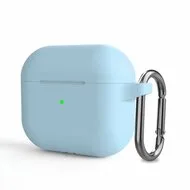 AirPods 3 hoesje - TPU - Slim fit series - Lichtblauw by Watchbandjes-shop – product photo