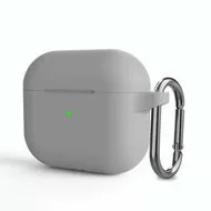 AirPods 3 hoesje - TPU - Slim fit series - Lichtgrijs by Watchbandjes-shop – product photo