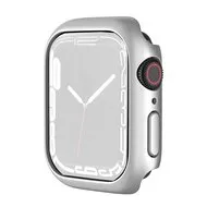 Apple Watch 41mm Hard case (open front) - Zilver - Geschikt voor Apple Watch 41mm von Watchbandjes-shop – Produktfoto