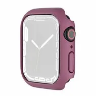 Apple Watch 45mm Hard case (open front) - Wijnrood - Geschikt voor Apple Watch 45mm van Watchbandjes-shop – productfoto