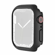 Apple Watch 45mm Hard case (open front) - Zwart - Geschikt voor Apple Watch 45mm van Watchbandjes-shop – productfoto