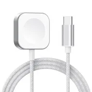 Apple Watch oplader (wit) - USB-C - 1 meter - Geschikt voor alle Apple Watch series by Watchbandjes-shop – product photo