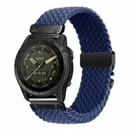 Braided nylon band met parachute sluiting - Blauw - Garmin Fenix 7s/6s/5s / Instinct 2s / Epix Pro Gen 2 (42mm) by Watchbandjes-shop – product photo