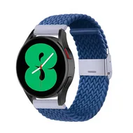 Braided nylon bandje - Blauw - Samsung Galaxy Watch Active 2 by Watchbandjes-shop – product photo