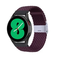 Braided nylon bandje - Donkerpaars - Xiaomi Redmi Watch 5 Active / Redmi Watch 5 Lite by Watchbandjes-shop – product photo