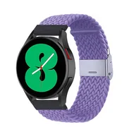 Braided nylon bandje - Paars - Xiaomi Mi Watch / Xiaomi Watch 2 / Xiaomi Watch S1 / S2 / S3 / S4 (47mm) by Watchbandjes-shop – product photo