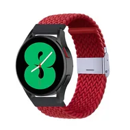 Braided nylon bandje - Rood - Samsung Galaxy Watch 3 - 45mm van Watchbandjes-shop – productfoto