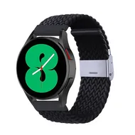 Braided nylon bandje - Zwart - Huawei Watch GT 5 (Pro) / GT 4 / GT 3 / GT 2 - 46mm by Watchbandjes-shop – product photo