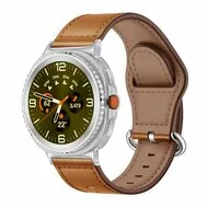 Classic leren band - Bruin - Samsung Galaxy Watch 8 Classic - 46mm by Watchbandjes-shop – product photo