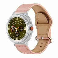 Classic leren band - Roze - Samsung Galaxy Watch 8 Classic - 46mm van Watchbandjes-shop – productfoto