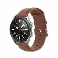 Classic leren bandje - Bruin - Huawei Watch GT 2 & GT 3 - 42mm van Watchbandjes-shop – productfoto