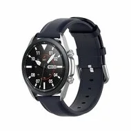 Classic leren bandje - Donkerblauw - Samsung Galaxy Watch 4 Classic - 42mm & 46mm by Watchbandjes-shop – product photo