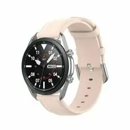 Classic leren bandje - Roze - Xiaomi Mi Watch / Xiaomi Watch 2 / Xiaomi Watch S1 / S2 / S3 / S4 (47mm) by Watchbandjes-shop – product photo