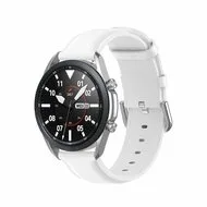 Classic leren bandje - Wit - Samsung Galaxy Watch Active 2 van Watchbandjes-shop – productfoto