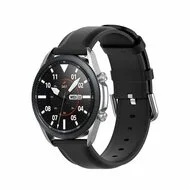 Classic leren bandje - Zwart - Samsung Galaxy Watch 3 - 41mm by Watchbandjes-shop – product photo
