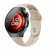 Classic sportbandje 'True Fit' - Sterrenlicht - Huawei Watch 5 - 42mm van Watchbandjes-shop – productfoto
