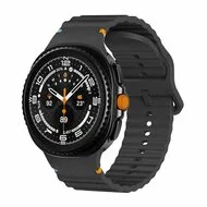 Classic Wave siliconen band - Zwart - Samsung Galaxy Watch 9 - 40mm / 44mm by Watchbandjes-shop – product photo