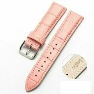 Crocodile leren bandje - Roze - Huawei Watch 4 (pro) / 3 (pro) / Ultimate / Ultimate 2 by Watchbandjes-shop – product photo
