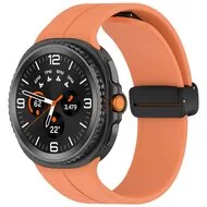 D-buckle Solid Line sportbandje - Oranje - Samsung Galaxy Watch 8 - 40mm / 44mm by Watchbandjes-shop – product photo