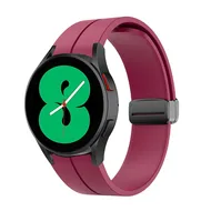 D-buckle sportbandje - Bordeaux - Samsung Galaxy Watch 4 - 40mm & 44mm van Watchbandjes-shop – productfoto