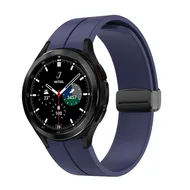 D-buckle sportbandje - Donkerblauw - Samsung Galaxy Watch 4 Classic - 42mm & 46mm by Watchbandjes-shop – product photo