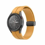 D-buckle sportbandje - Oker - Samsung Galaxy Watch 5 (Pro) - 40mm / 44mm / 45mm van Watchbandjes-shop – productfoto