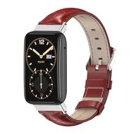 Echt leren bandje - Donkerrood - Xiaomi Smart band 7 Pro by Watchbandjes-shop – product photo