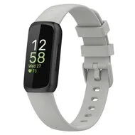 Fitbit Inspire 3 - Sportbandje met gesp - Maat: Small Grijs - Room wit by Watchbandjes-shop – product photo