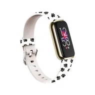 Fitbit Luxe - Sportbandje met print - Maat: Large - Hondenpootjes by Watchbandjes-shop – product photo