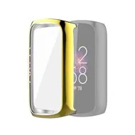 Fitbit Luxe - TPU case (volledig beschermd) - Goud från Watchbandjes-shop – produktbild