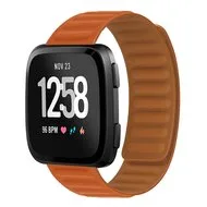 Fitbit Versa 3/4 & Sense 1/2 - Siliconen Loop bandje - Oranje by Watchbandjes-shop – product photo