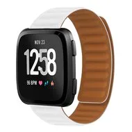 Fitbit Versa 3/4 & Sense 1/2 - Siliconen Loop bandje - Wit by Watchbandjes-shop – product photo