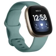 Fitbit Versa 3 & 4 / Sense 1 & 2 Sportbandje - Groen - Maat: S/M by Watchbandjes-shop – product photo