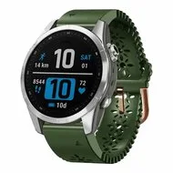 Flower siliconen bandje - Groen - Garmin Instinct E - 40mm van Watchbandjes-shop – productfoto