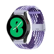 Garmin Approach S12 / S40 / S42 - Braided nylon bandje - Lichtpaars / paars by Watchbandjes-shop – product photo