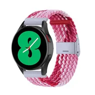 Garmin Approach S12 / S40 / S42 - Braided nylon bandje - Roze gemêleerd by Watchbandjes-shop – product photo